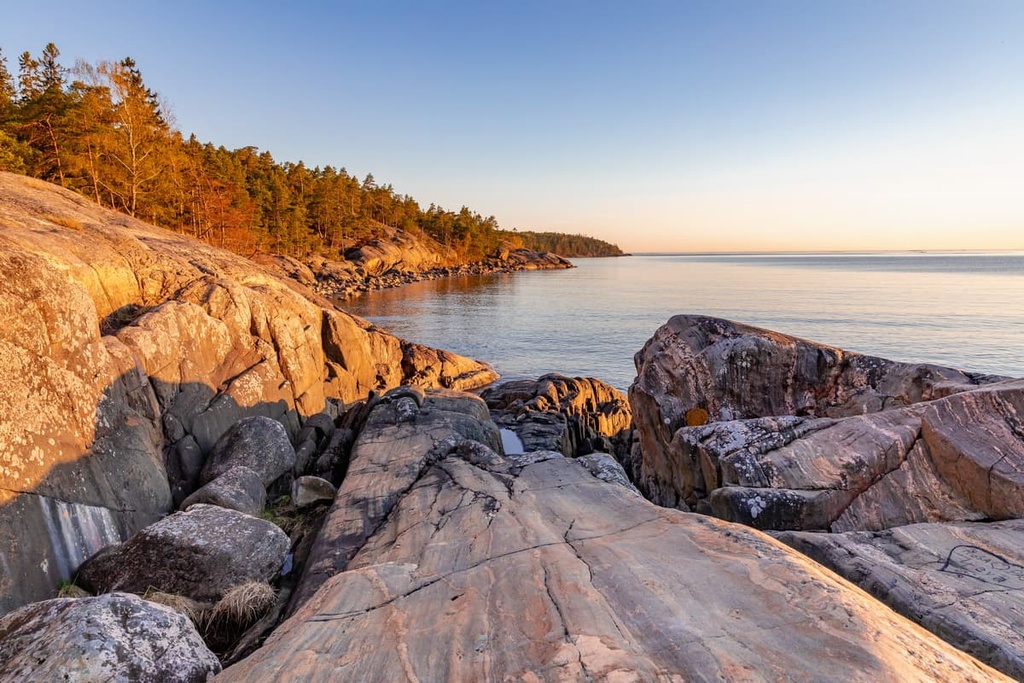 Rocky coast, Uusimaa, Finland