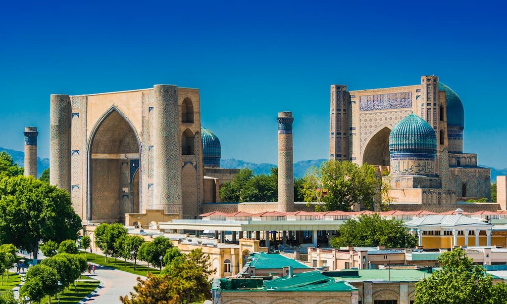 Bibi-Khanym Mosque in Samarkand, Uzbekistan