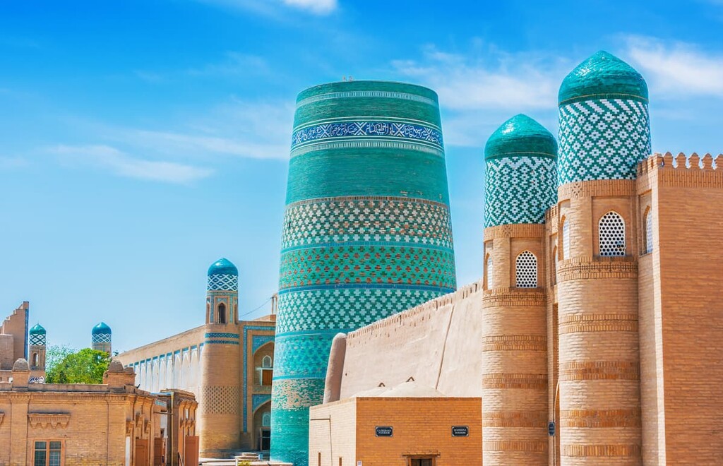 Kalan minaret in Bukhara, Uzbekistan
