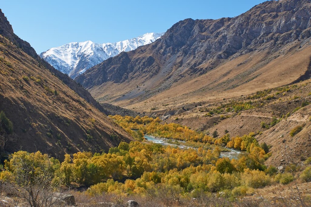 Uzbekistan, Pskem and Maidantal ridge. Western Tien Shan