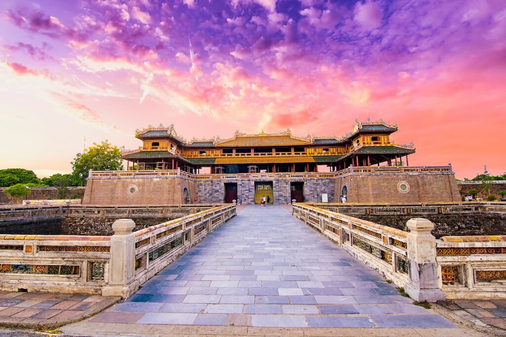  Imperial Royal Palace of Nguyen dynasty in Hue, Vietnam