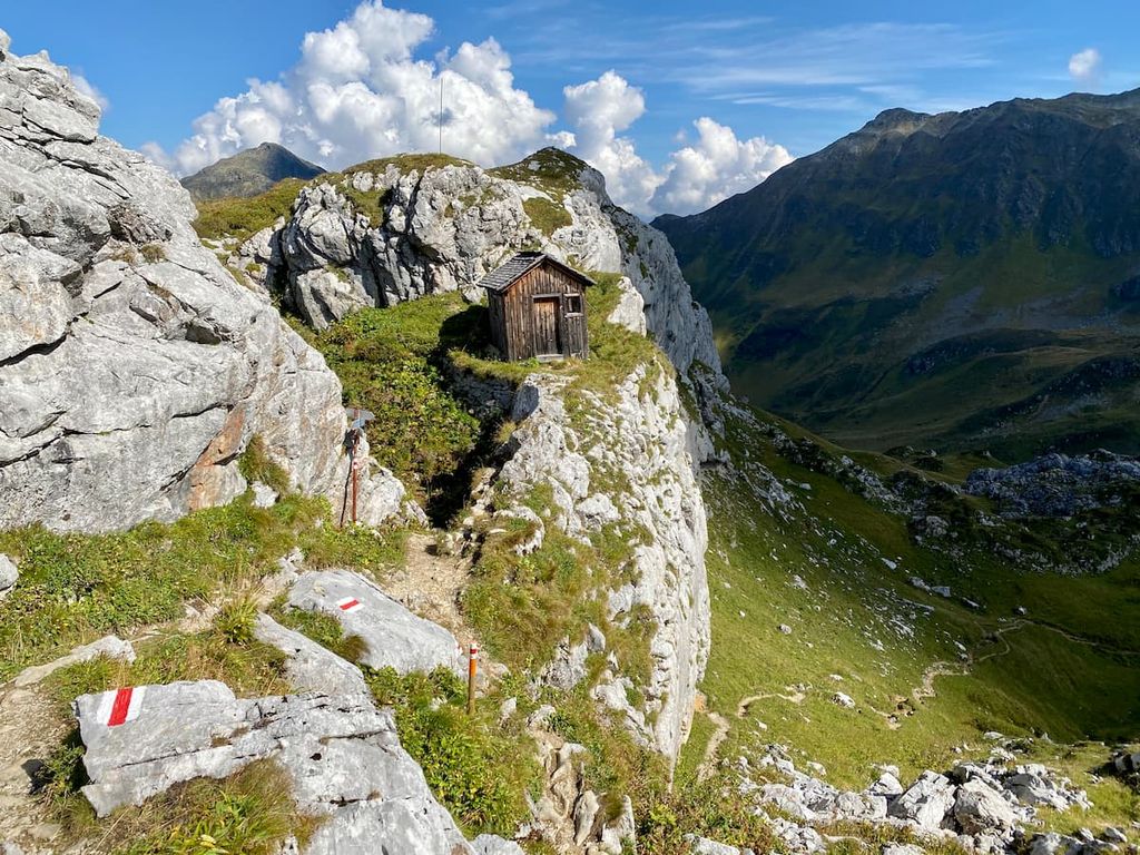 Wountain hut, Vorarlberg, Austria
