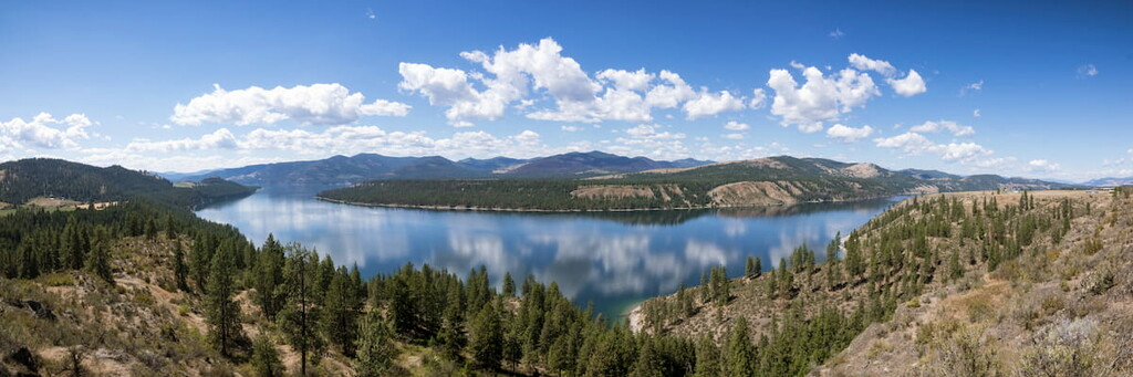 Lake Roosevelt, Columbia Mountains, Washington