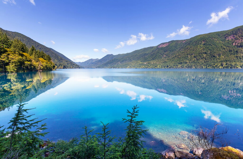 Lake Crescent at Olympic National Park, Washington