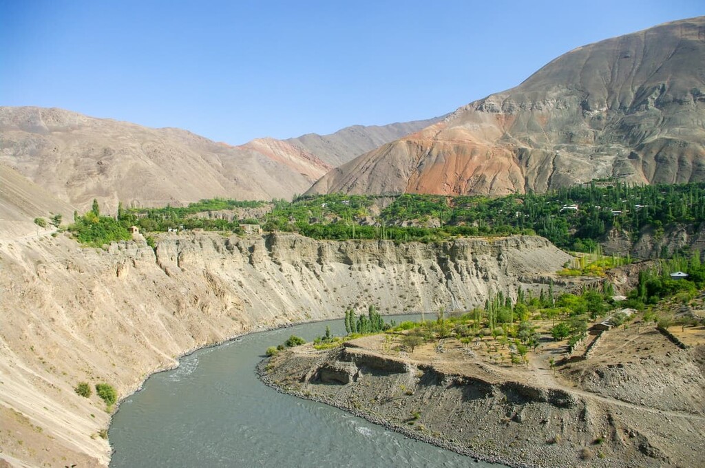 Zeravshan River, Zeravshan Range, Tajikistan