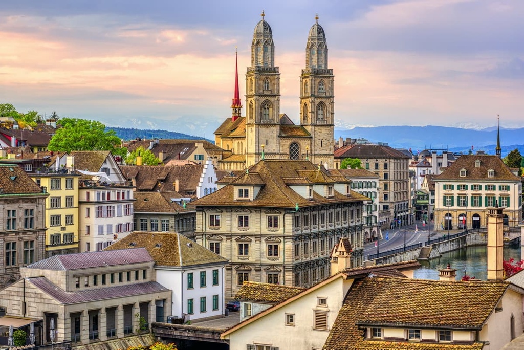 Grossmunster cathedral, Canton Zurich, Switzerland
