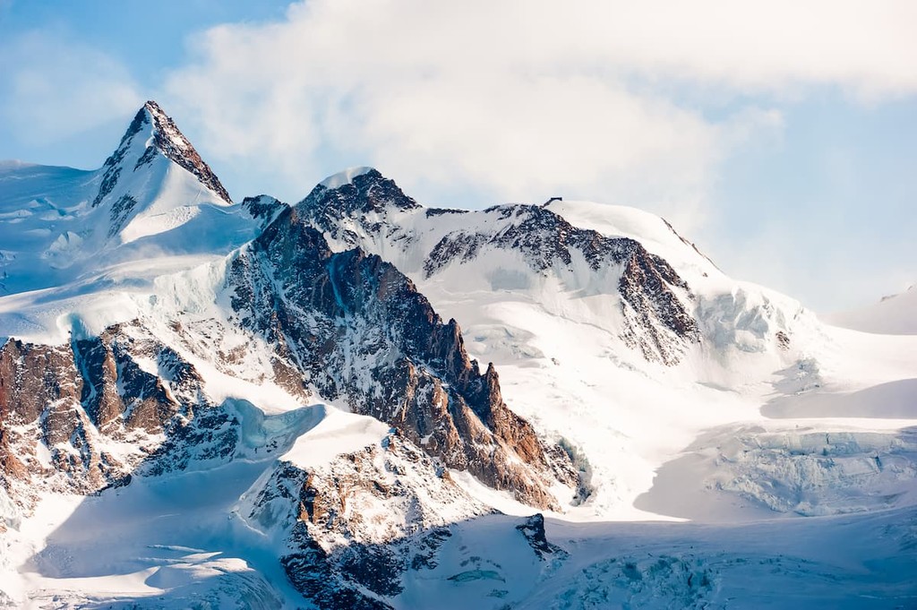 Dufourspitze on Monte Rosa, Pennine Alps