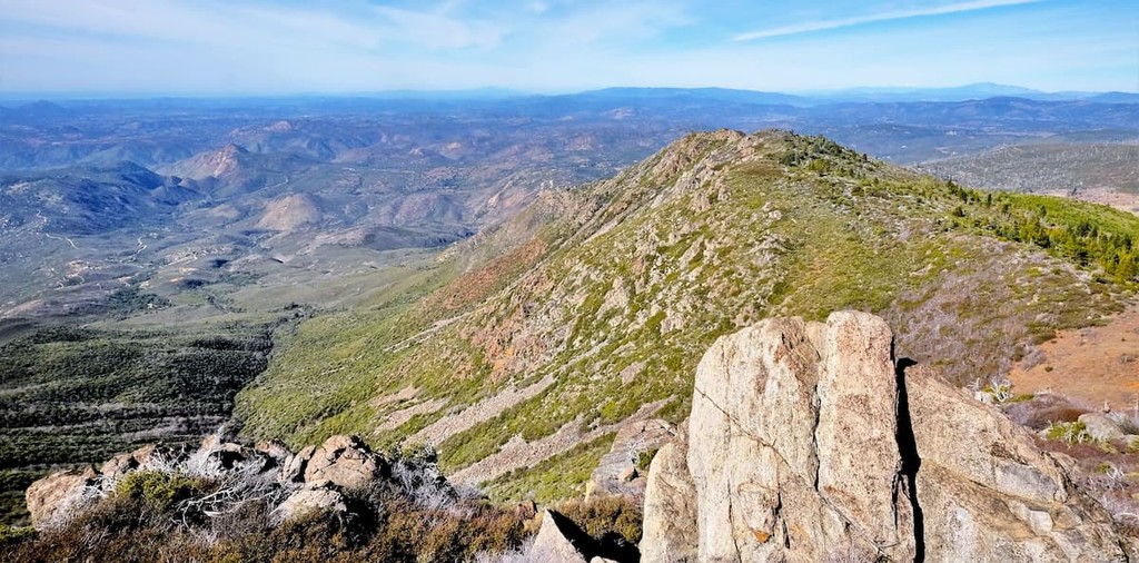 Westward Views from Cuyamaca Peak, Cuyamaca State Park, California