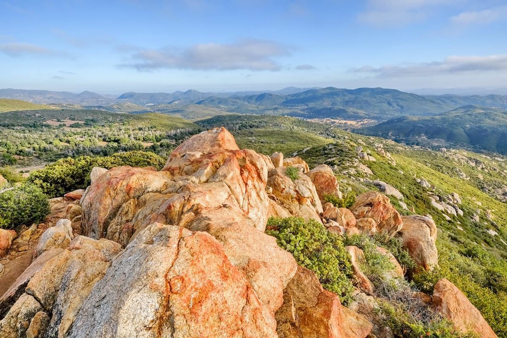 View from Oakzanita Peak , Cuyamaca State Park, California