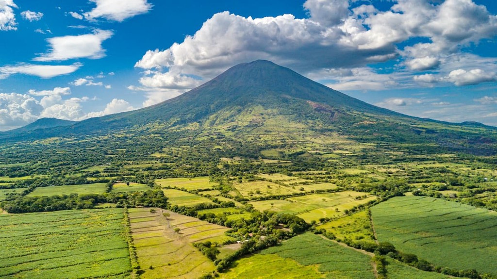 Volcano Chaparrastique, El Salvador