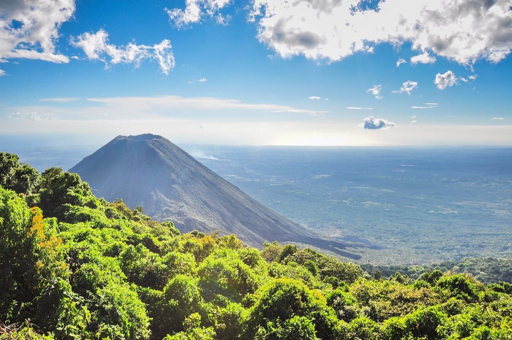 Izalco Volcano from Cerro Verde National Park, El Salvador.