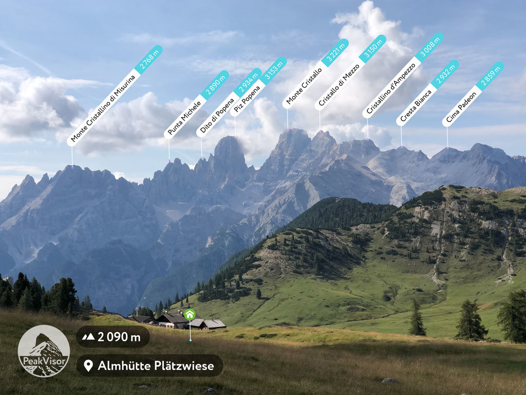 Cristallo group, Dolomites