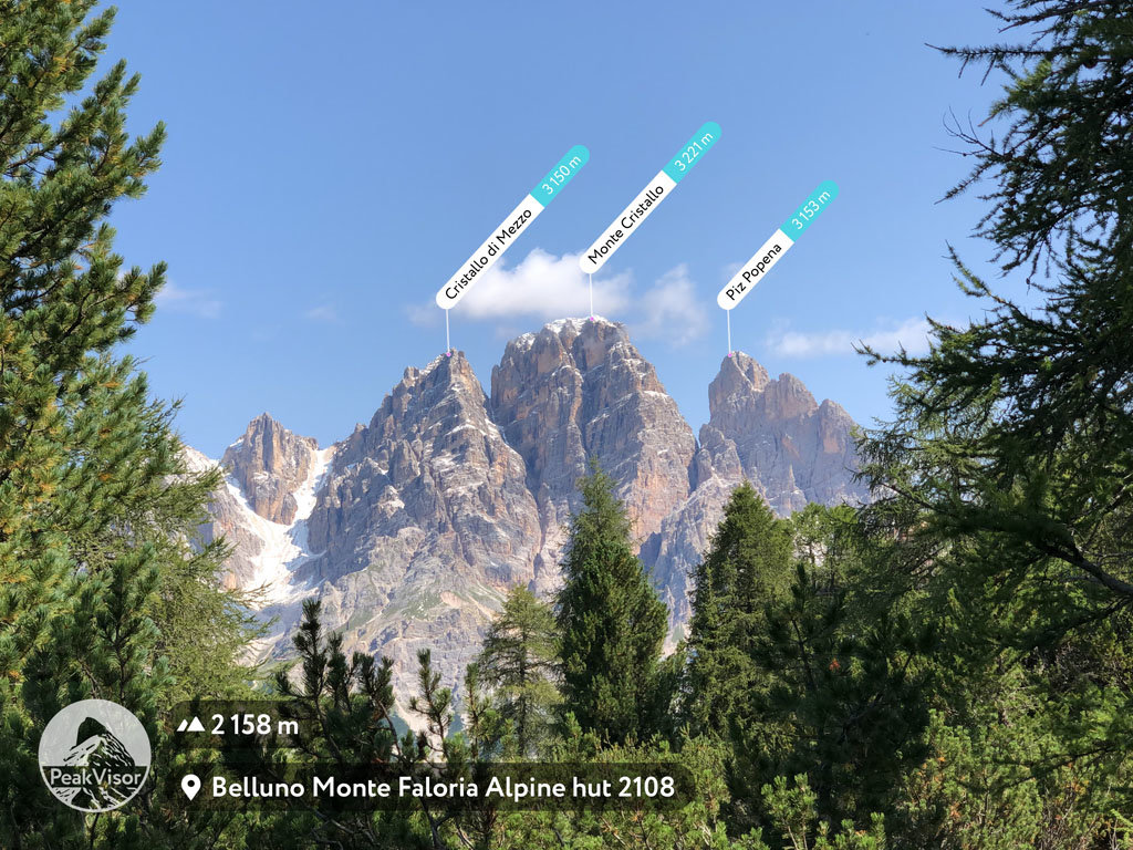 Cristallo group, Dolomites