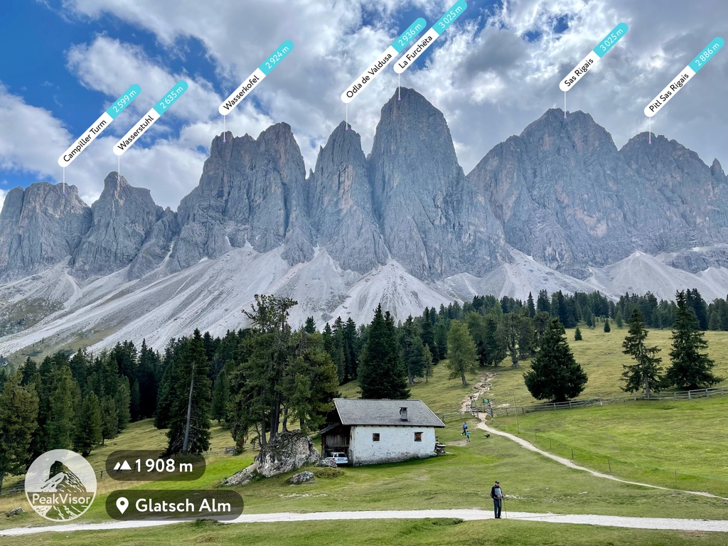 Val Gardena, Odle Group, Dolomites, Italy