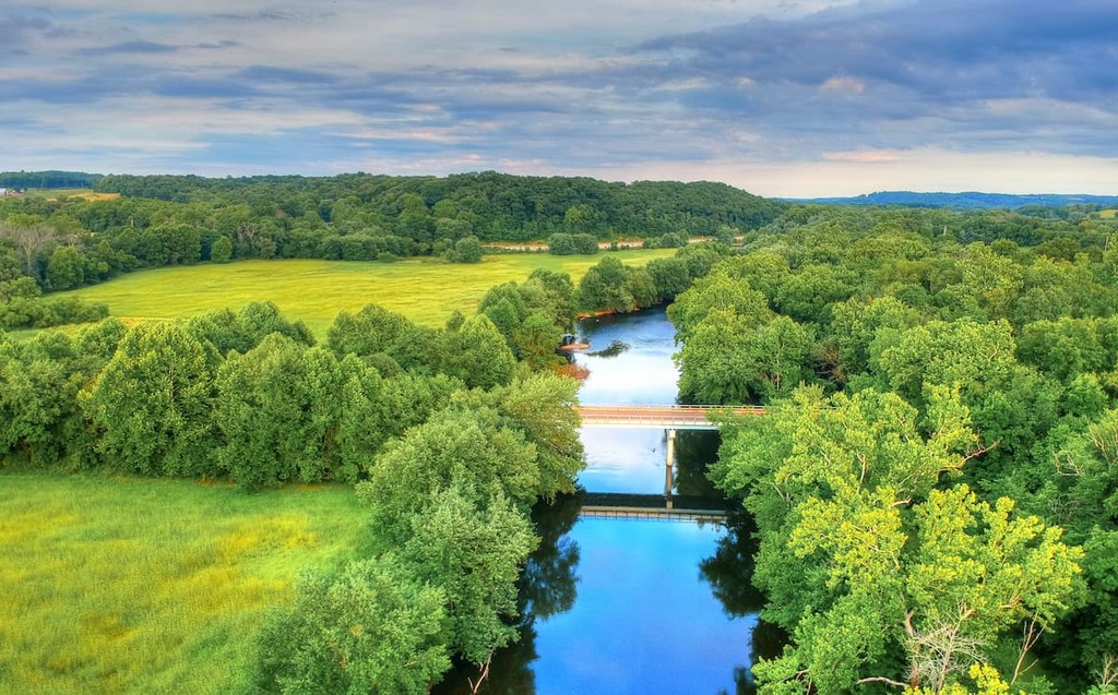 Bridge Tuscarawas Scenery, Ohio