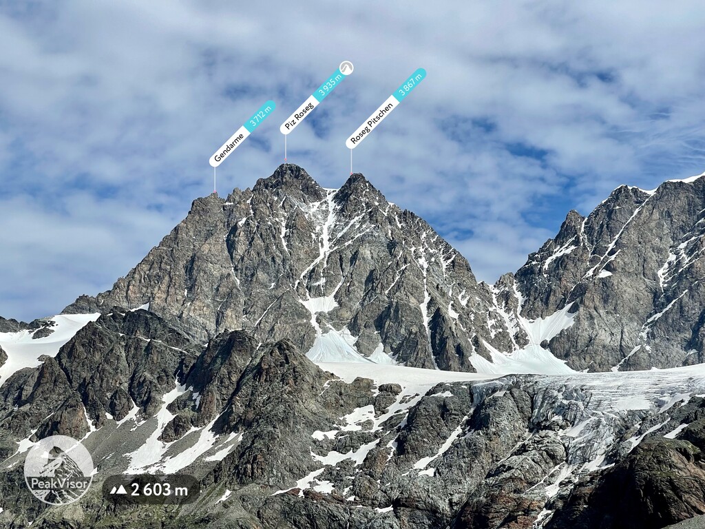 Piz Roseg, Lombardy, Italy