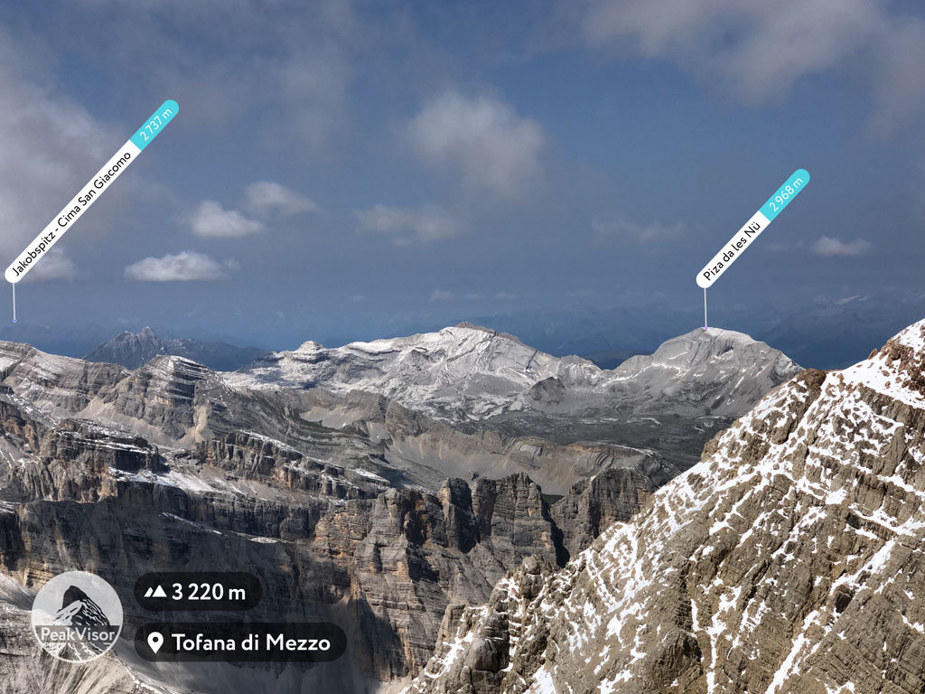 piza da les Nu, Fanes, Dolomites