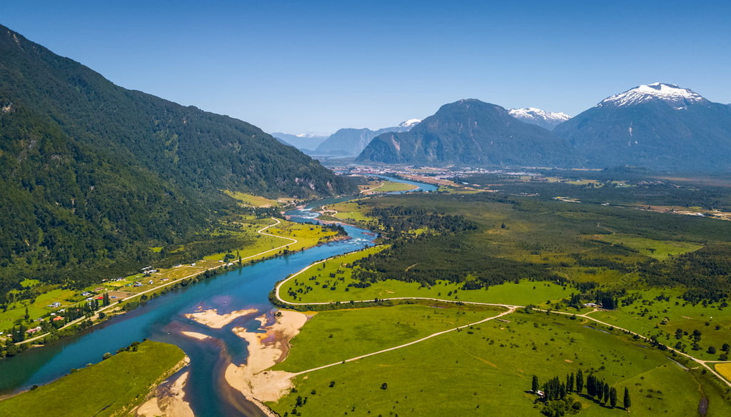 Area near the town of Puerto Aysen, Chile