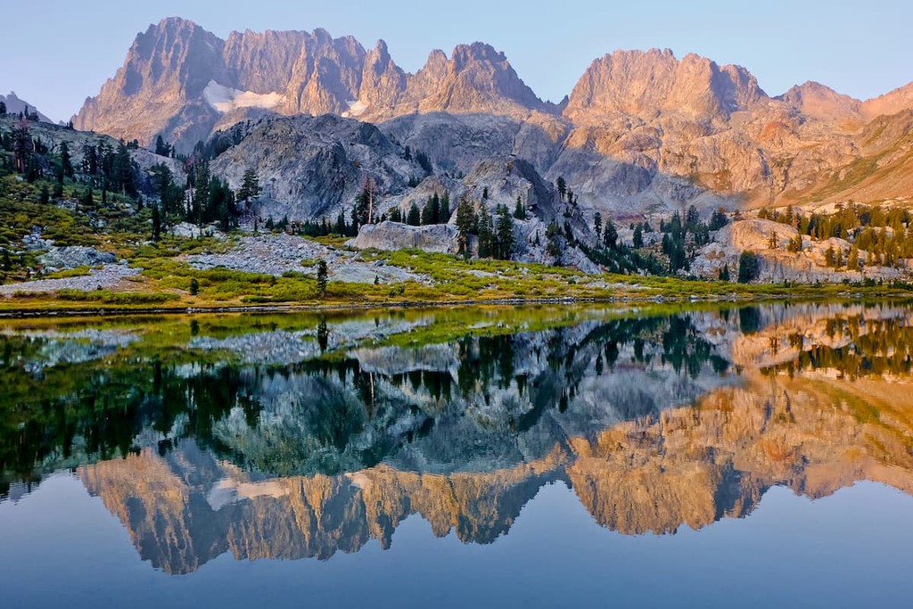 Minaret Lake. Sierra Nevada, California