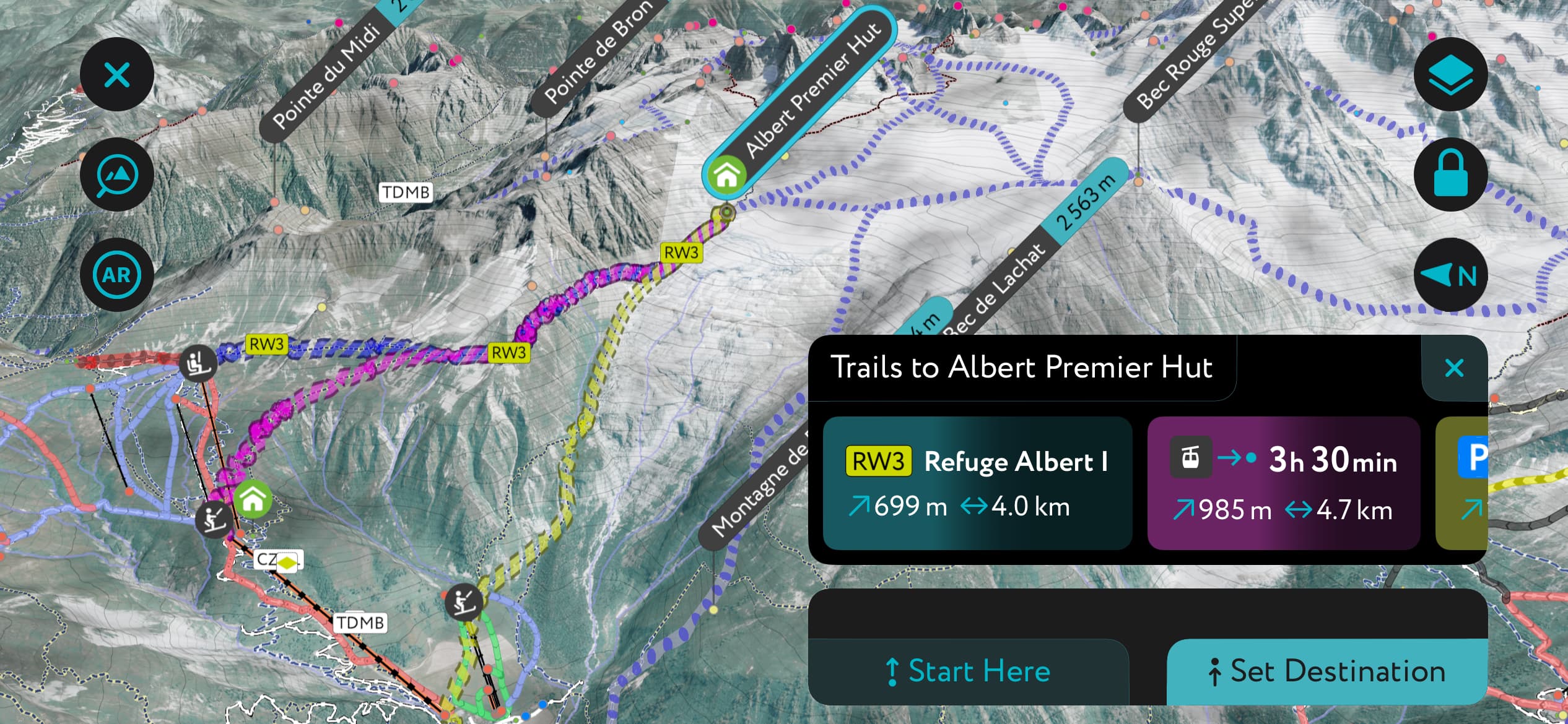 The Secrets to Finding the Best Snow Off-Piste. PeakVisor Mobile App. Photo: Sergei Poljak