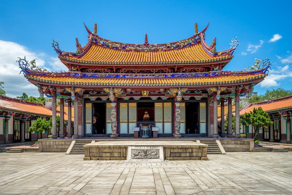 Confucius Temple in Tainan, Taiwan