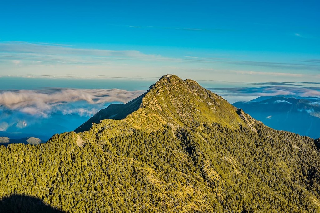 Landscape View Of Yushan Mountains (Main, North, South Peaks), Taiwan